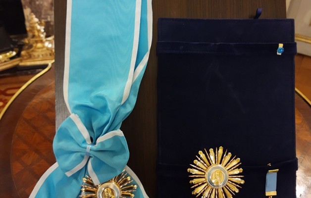 El Embajador Del Japón en la Argentina, Noriteru Fukushima, recibió La Orden General San Martín en el grado de Gran Cruz