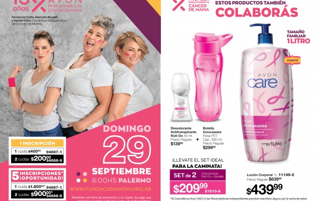 AVON y la mujer, juntos para ganarle al Cáncer de Mama