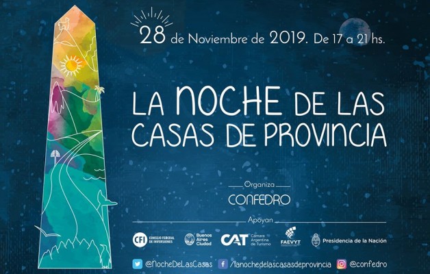 “La Noche de las Casas de Provincia”, un encuentro federal que promueve la Cultura y el Turismo