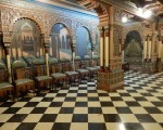 El Club Español recupera su brillo de antaño con la restauración del Salón de la Alhambra