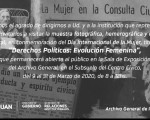 “Derechos políticos: evolución femenina”, una muestra que conmemora el “Día de la Mujer” en San Juan