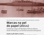 “Marcas na pel do papel”, se proyectará en el Centro Galicia de Bs. As.