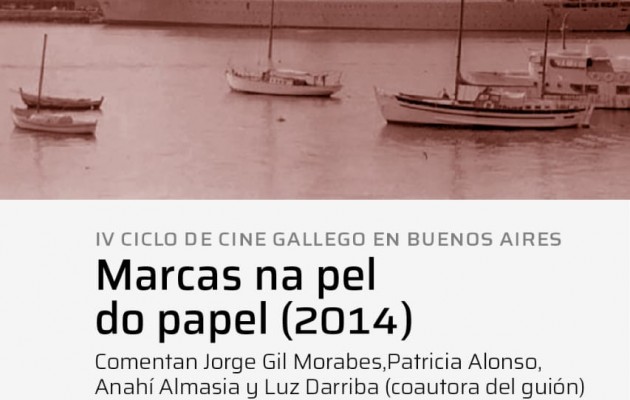 “Marcas na pel do papel”, se proyectará en el Centro Galicia de Bs. As.