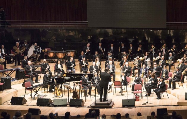 Hacia el mañana, la obra musical e internacional, fue grabada por la Banda Sinfónica Nacional de Ciegos