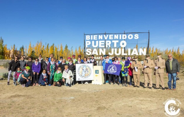 Puerto San Julián se integró al “Camino Blanco” y pidió a Santiago Apóstol por la “Paz en el Mundo”