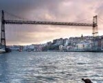 El puente de Bizkaia, un Monumento de la Humanidad de la UNESCO, en Bilbao