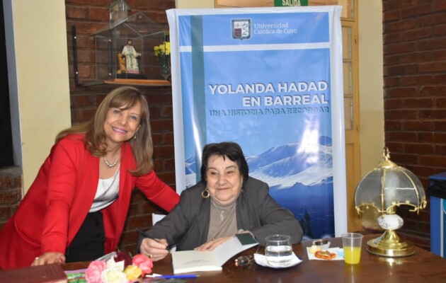 Yolanda Hadad en Barreal: un libro que atesora las vivencias y costumbres de la entrañable localidad sanjuanina