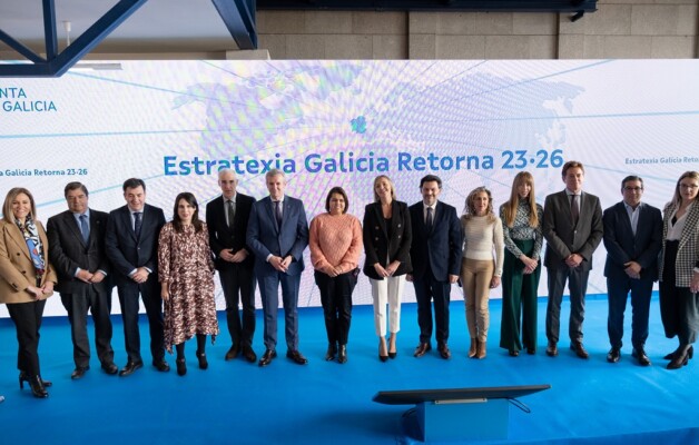 Alfonso Rueda, presidente de la Xunta de Galicia, presentó la Estratexia Galicia Retorna 2023-26