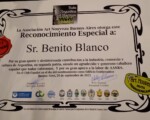 La Asociación de Art Nouveau Buenos Aires premió la obra y el aporte a la cultura argentina de don Benito Blanco